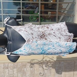 Wilfred Ellis Tie Strap Floral Embroidered Camisole Size Medium